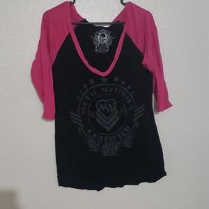 Metal mulisha baseball tee